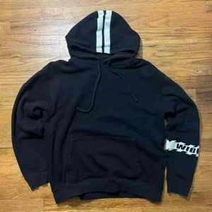 JNCO White Lines Black Hoodie