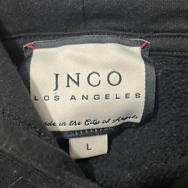 JNCO White Lines Black Hoodie