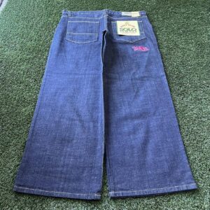 Y2K Dark Blue Solo Jeans