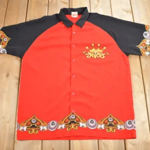 Vintage 1990s JNCO 8 Ball Bowling Shirt