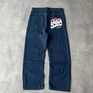 Jnco bootleg jeans Mens flame Card New skate